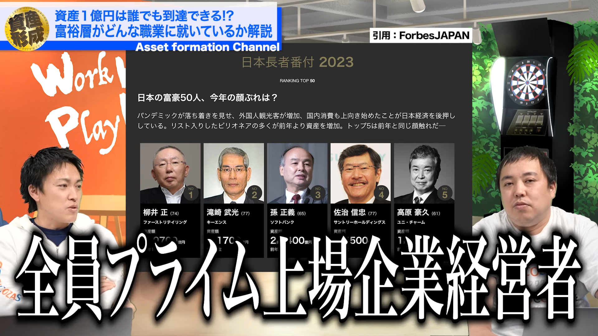 日本長者番付2023の画像