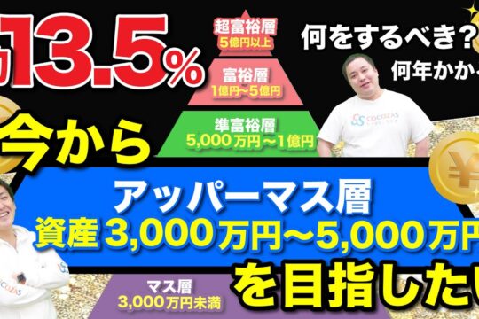準富裕層（資産5000万円以上）を目指すために大切な5つのポイント｜ポートフォリオ設計