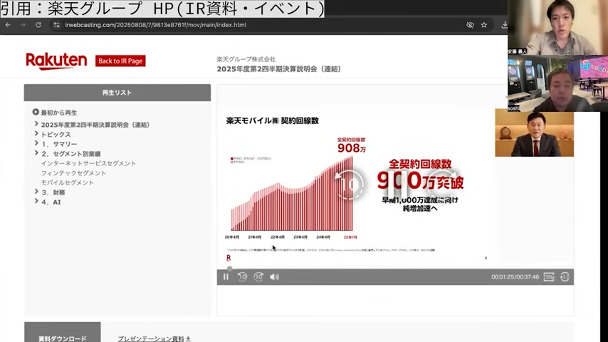資料読み上げ
