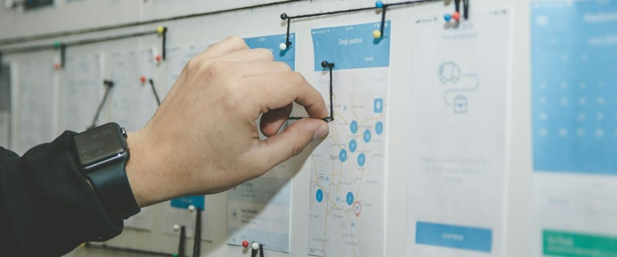 ポイントを指す