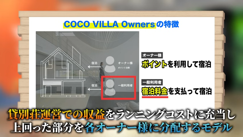 COCO VILLA Ownersの特徴