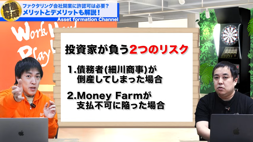 投資家が負う2つのリスク